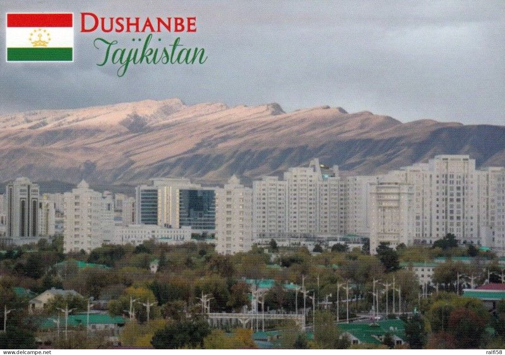 1 AK Tadschikistan / Tajikistan * Dushanbe - Ansicht Der Hauptstadt Von Tadschikistan * - Tadschikistan