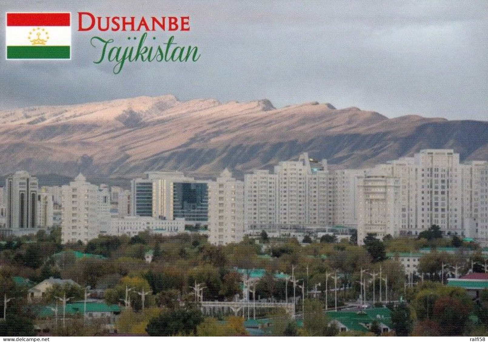 1 AK Tadschikistan / Tajikistan * Dushanbe - Ansicht Der Hauptstadt Von Tadschikistan * - Tayijistán