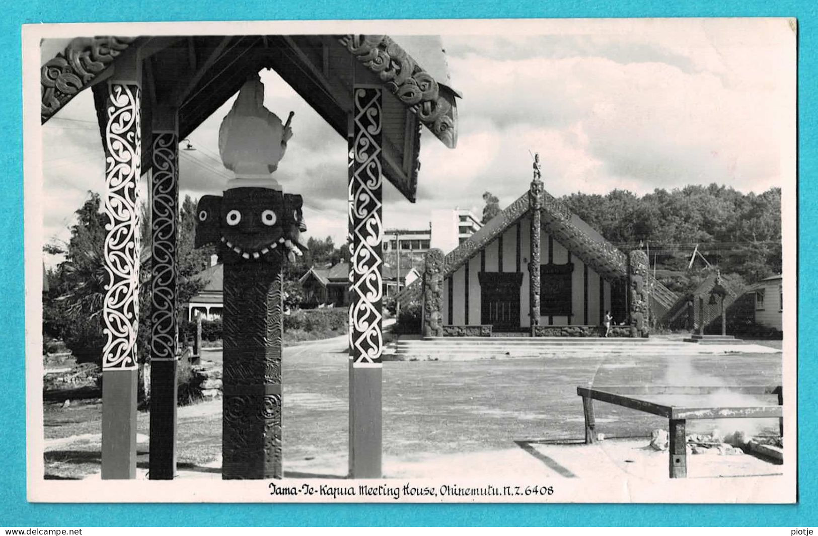 * Ohinemutu (Nieuw Zeeland - New Zealand (Oceania)) * (Carte Photo) Jama Je Kapua Meeting House, Old - Nouvelle-Zélande