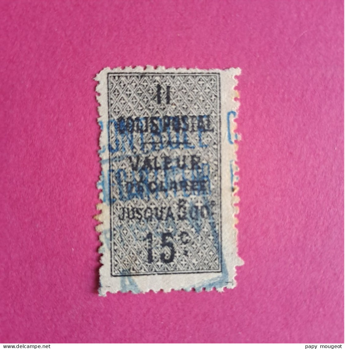 N°8 15c Valeur Déclarée Jusqu'à 500 F. Oblitéré - Parcel Post