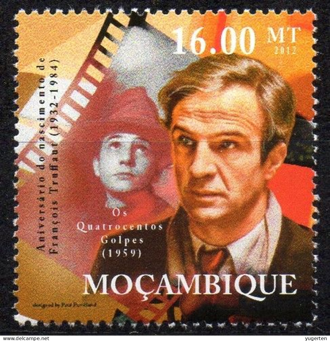 MOZAMBIQUE - 1v - MNH - François Truffaut - Cinema - Movies - Film - Kino - Cine - France - Acotor - Actors - Cinema