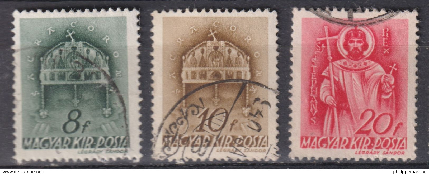 Hongrie 1941-42 - YT 582 - 583 Et 585 (o) - Used Stamps