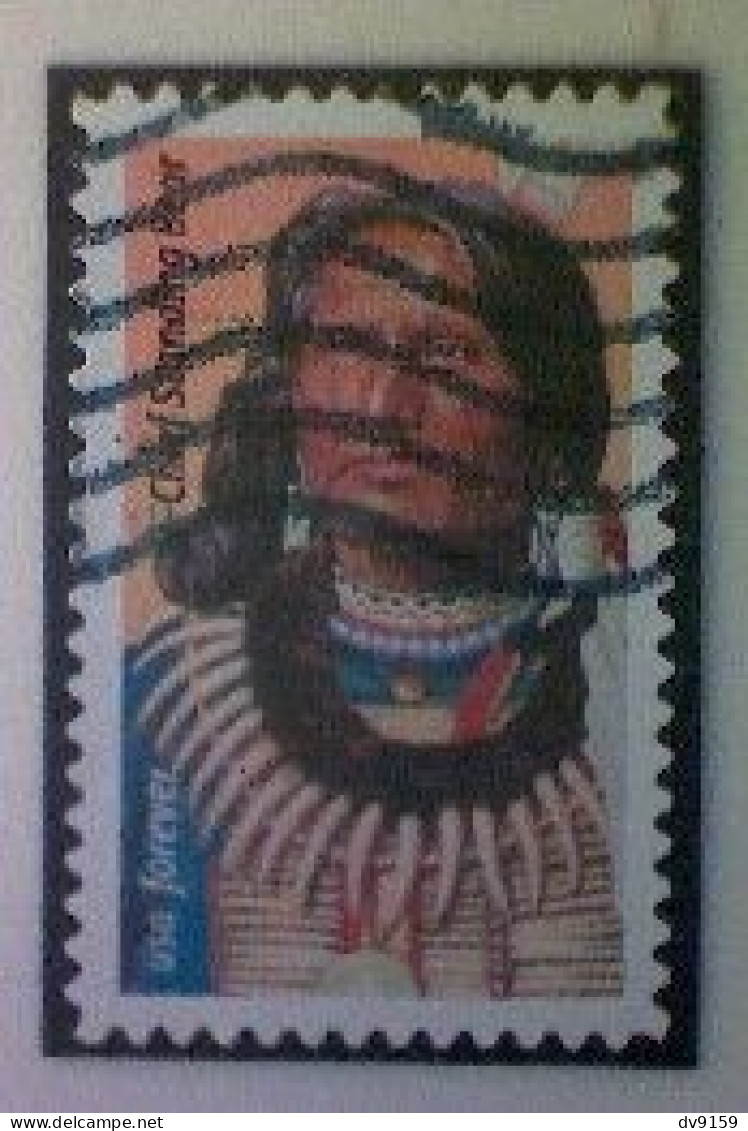 United States, Scott #5798, Used(o), 2023, Chief Standing Bear (66¢), Multicolored - Used Stamps