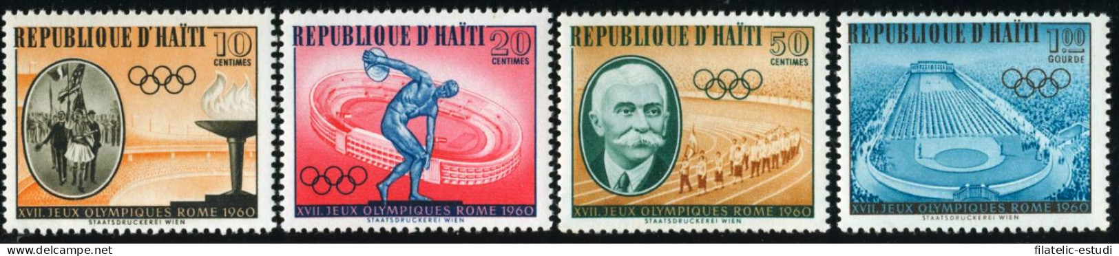 DEP6 Haití 447/50 1960 MNH - Haïti