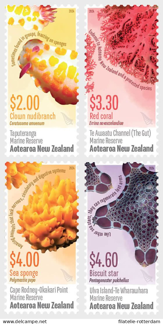New Zealand / Nieuw-Zeeland - Postfris / MNH - Complete Set Marine Reserve 2024 - Unused Stamps