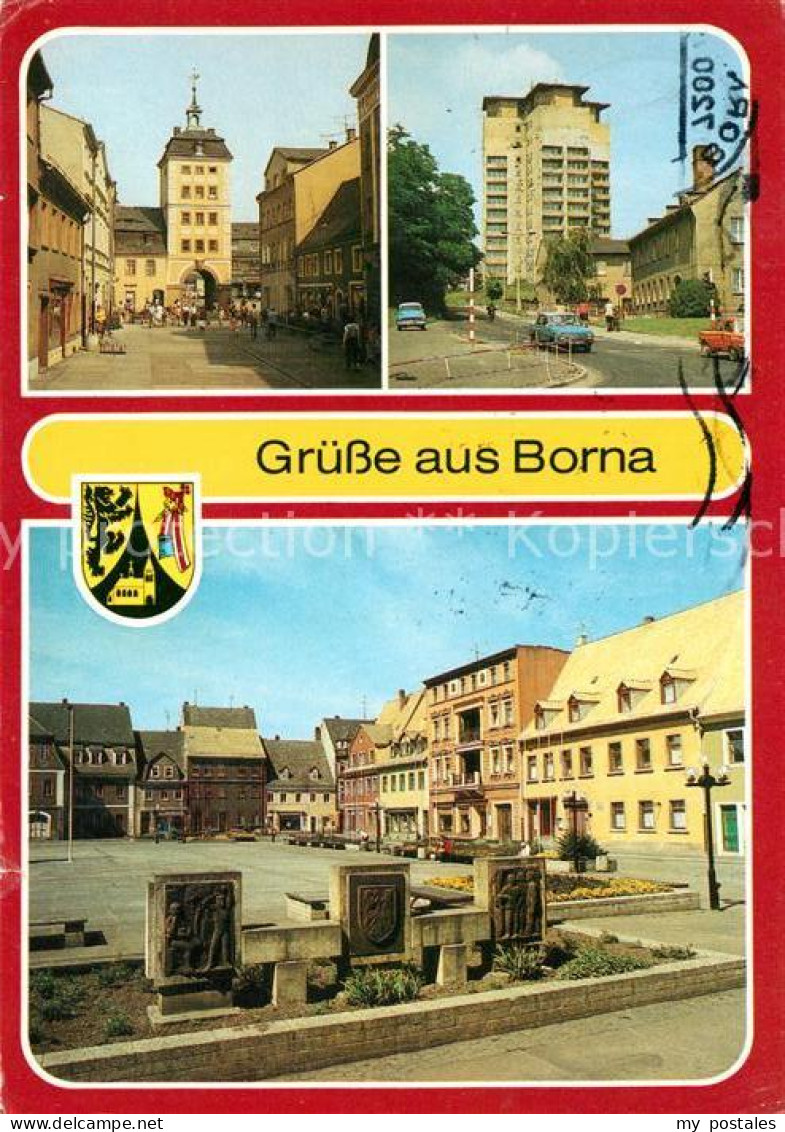 73047762 Borna Leipzig Reichstor Hochhaus Markt Borna Leipzig - Borna