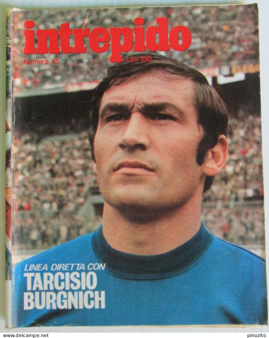 INTREPIDO 45 1973 Tarcisio Burgnich Mimsy Farmer Nuovi Angeli Formula Tre Jackie Stewart - Sport