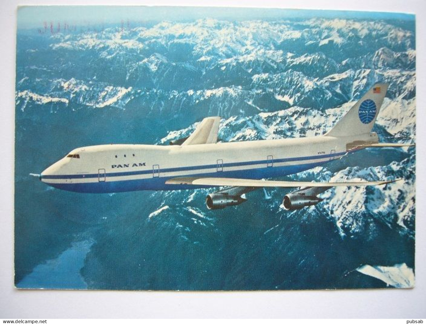 Avion / Airplane / PAN AM - PAN AMERICAN AIRWAYS / Boeing 747 / Stamp : Erstflug LH 404 Boeing 747 - 1946-....: Era Moderna