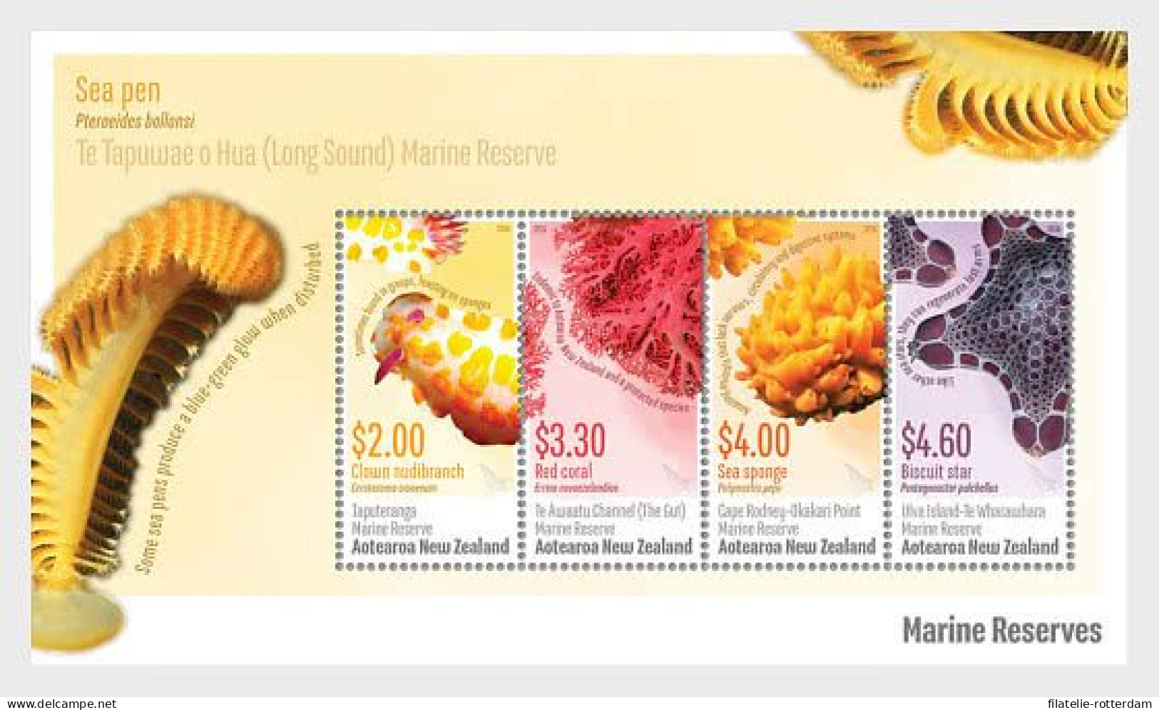 New Zealand / Nieuw-Zeeland - Postfris / MNH - Sheet Marine Reserve 2024 - Nuovi