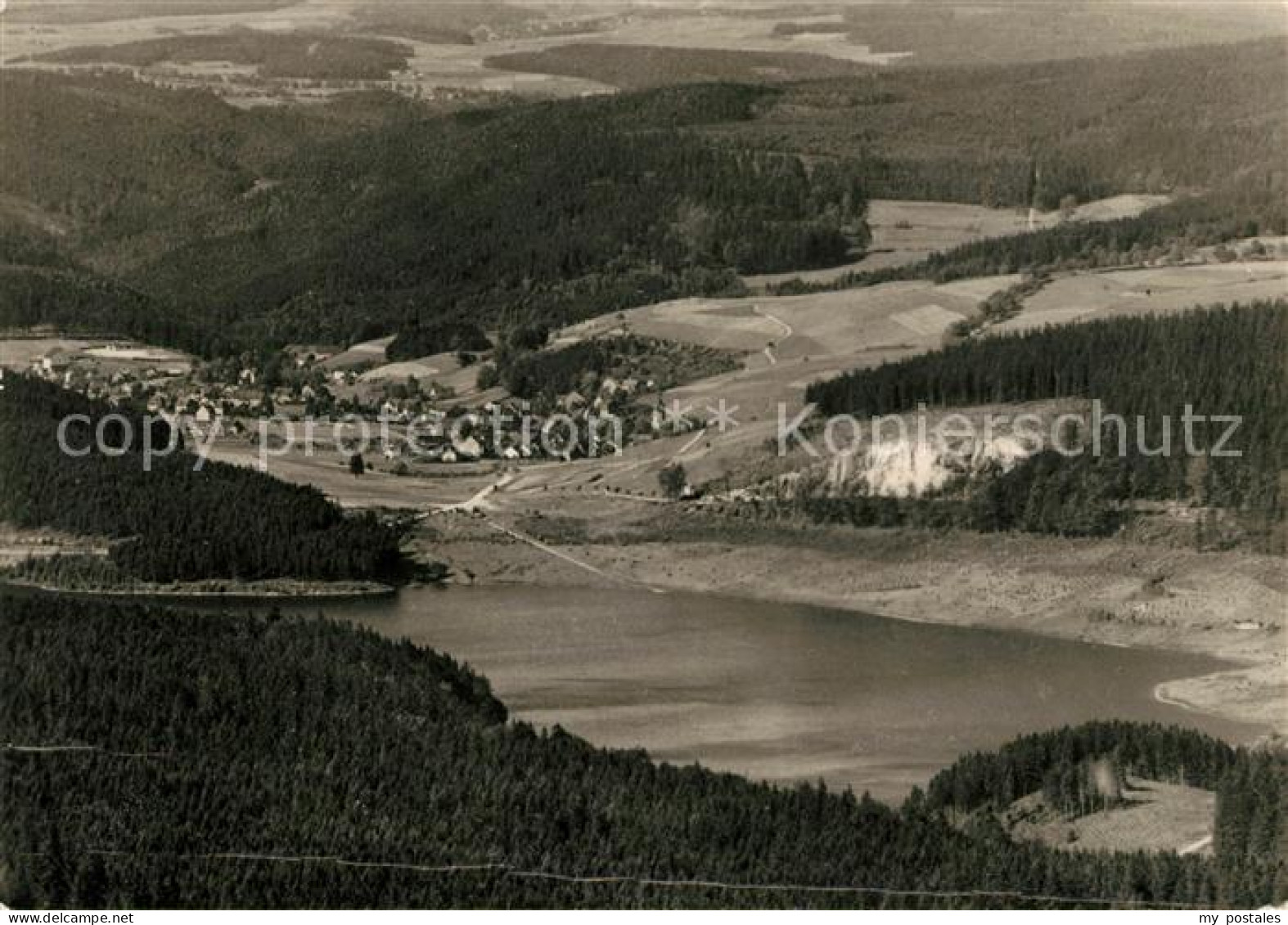 73047611 Sosa Erzgebirge Blick Vom Auersberg Talsperre Des Friedens  Sosa Erzgeb - Sosa