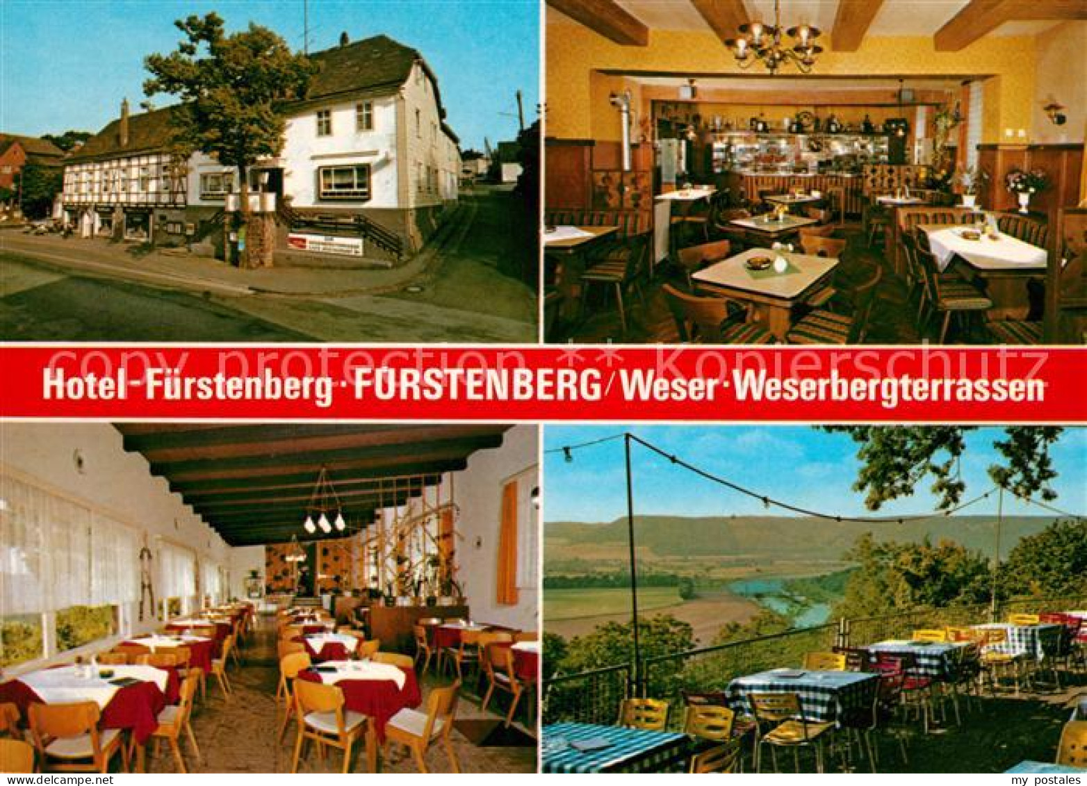 73047545 Fuerstenberg Westfalen Weserberg Terrassen Und Hotel Fuerstenberg Gastr - Bad Wuennenberg