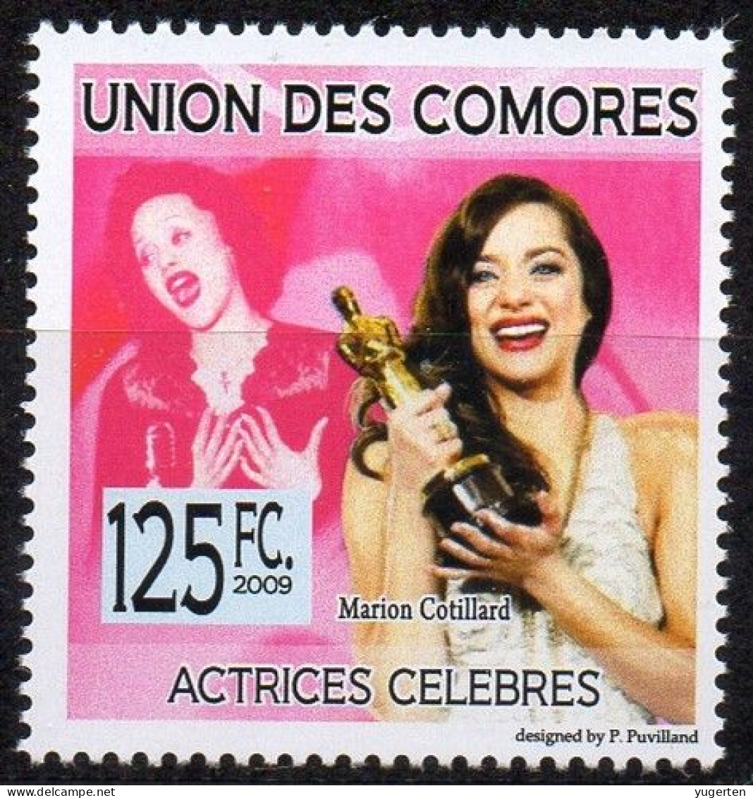 GUINEA - 1v - MNH - Marion Cotillard - Cinema - Movies - Film - Kino - Cine - France - Actor - Actors - Edith Piaf - Cinema