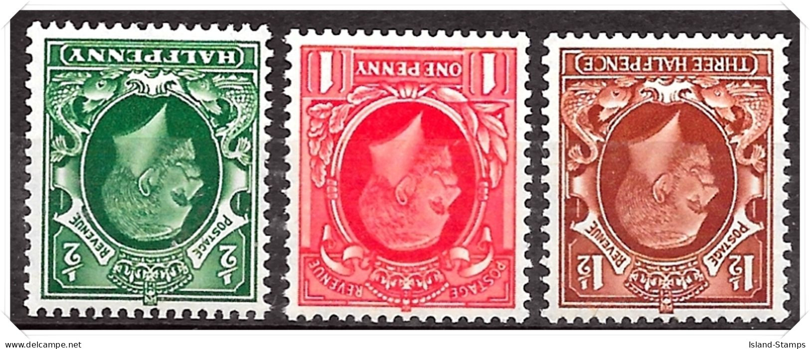 1934-36 KGV Photogravure Set Of 3 SG 439wi-41wi  Unmounted Mint HRD4-B-4 - Unused Stamps