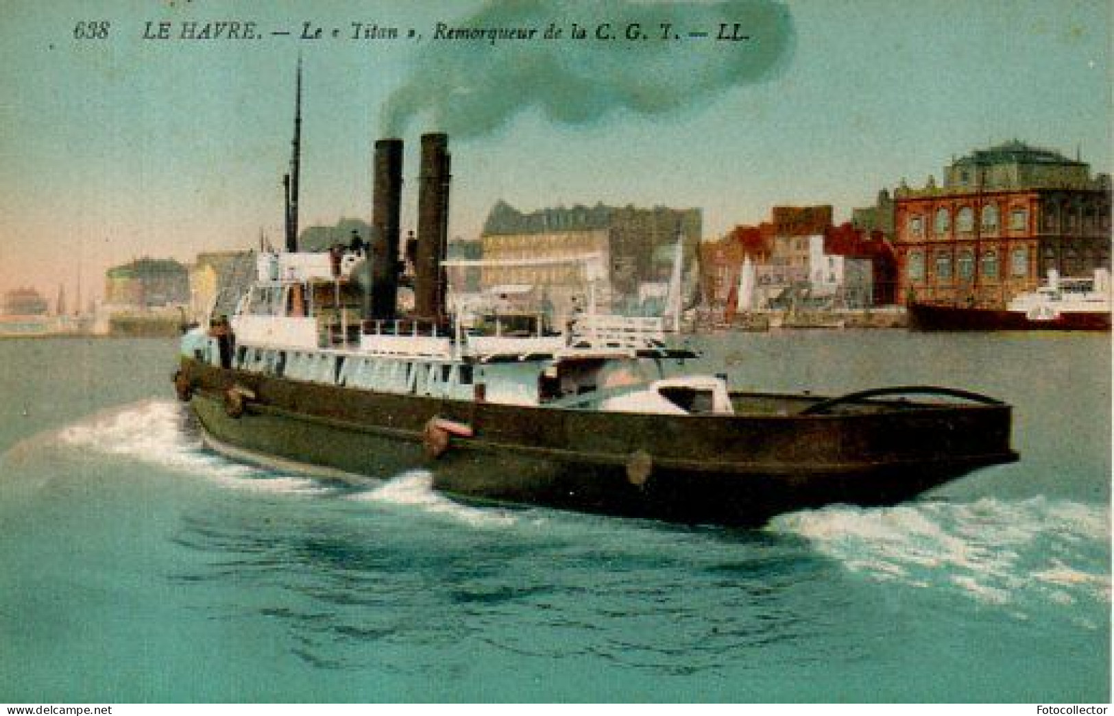 Le Havre (76) : Remorqueur Titan (Cie Générale Transatlantique) - Schlepper