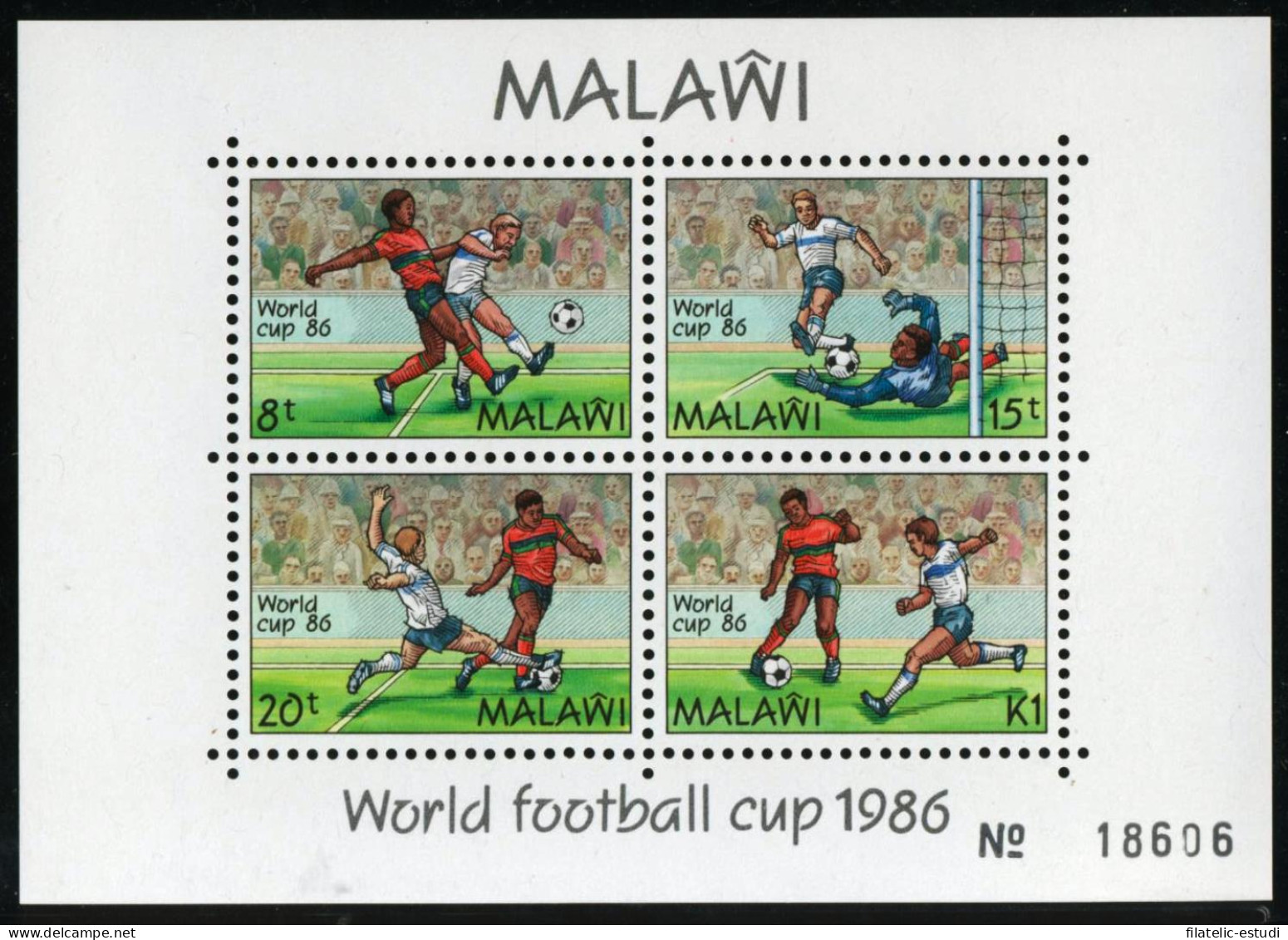 DEP2 Malawi HB 66 1986 MNH - Malawi (1964-...)