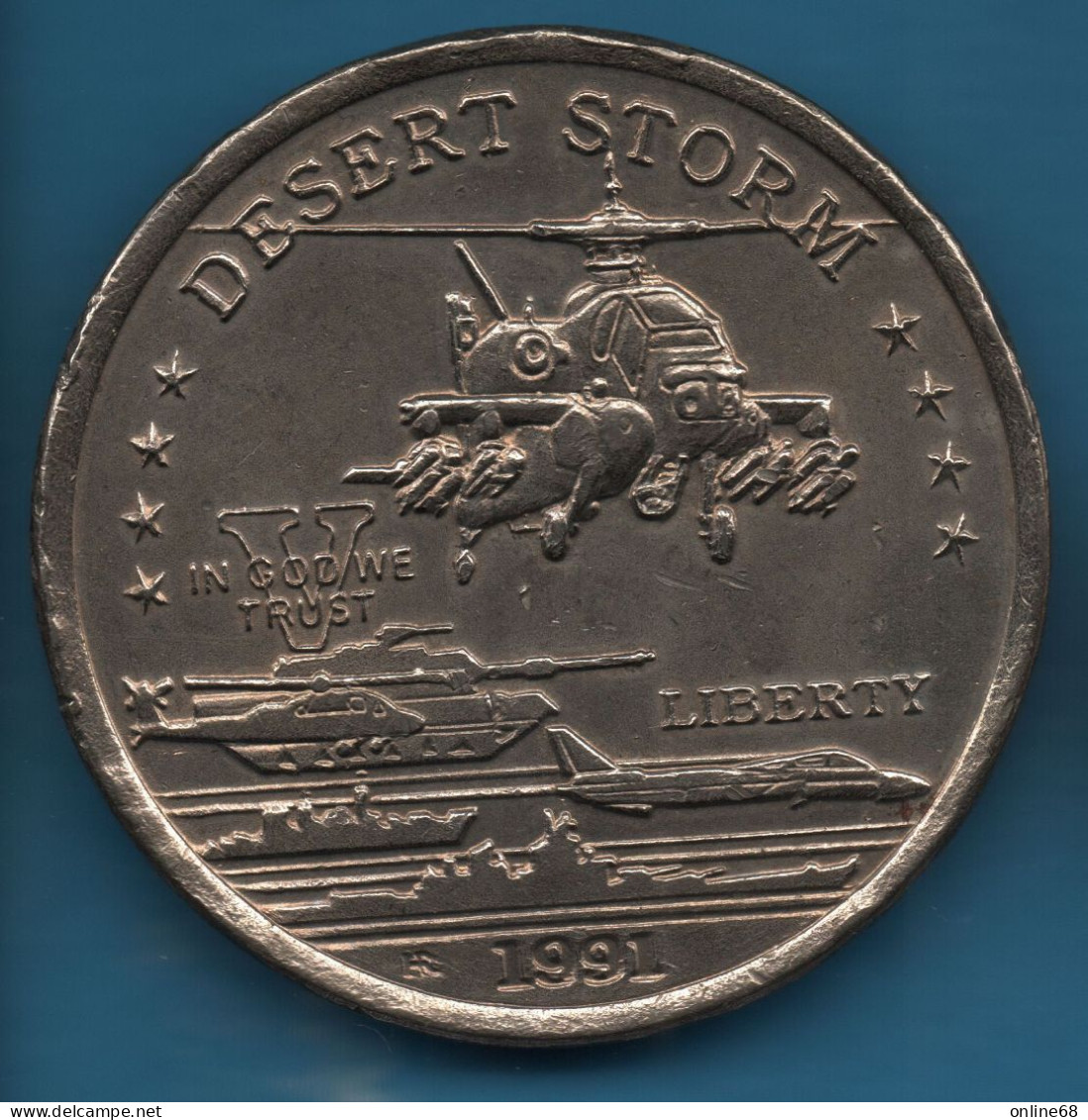 AUSTRALIA HUTT RIVER PROVINCE 5 DOLLARS 1991 Desert Storm - Monétaires / De Nécessité