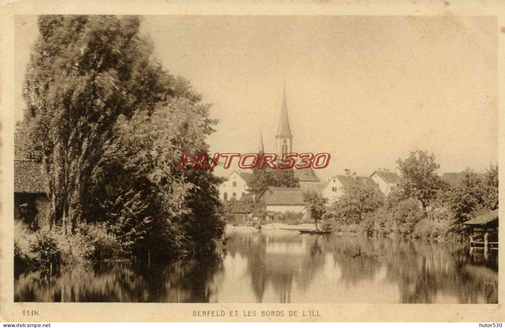 CPA BENFELD - ET LES BORDS DE L'ILL - Benfeld