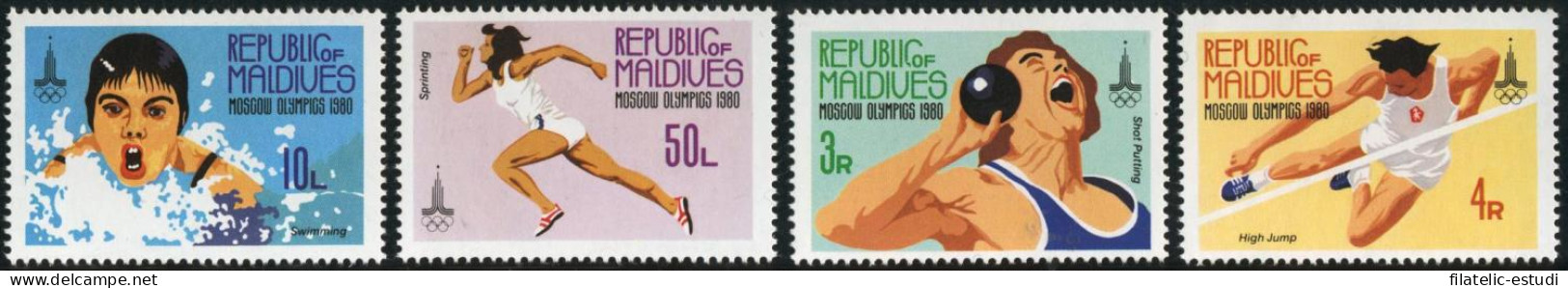 DEP1 Maldivas Maldives 810/13 MNH - Maldivas (1965-...)