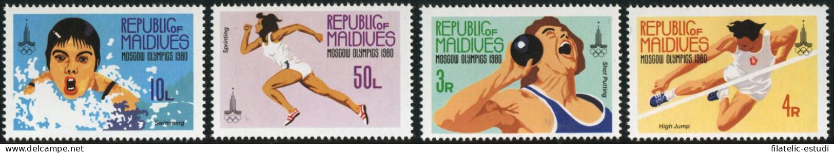 DEP1 Maldivas Maldives 810/13 MNH - Malediven (1965-...)