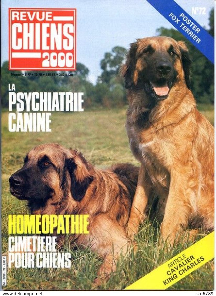 REVUE CHIEN N° 72 De 1982 Animaux Chiens - Animaux