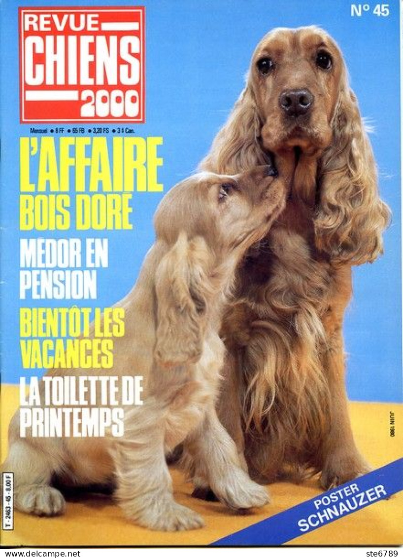 REVUE CHIEN N° 45 De 1980 Animaux Chiens - Animali