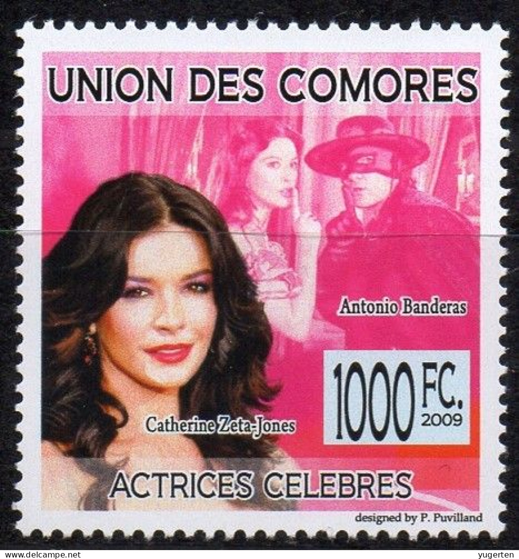 GUINEA - 1v - MNH - Catherine Zeta-Jones - Cinema - Movies - Film - Kino - Cine - Actor - Actors - Antonio Banderas - Cinema