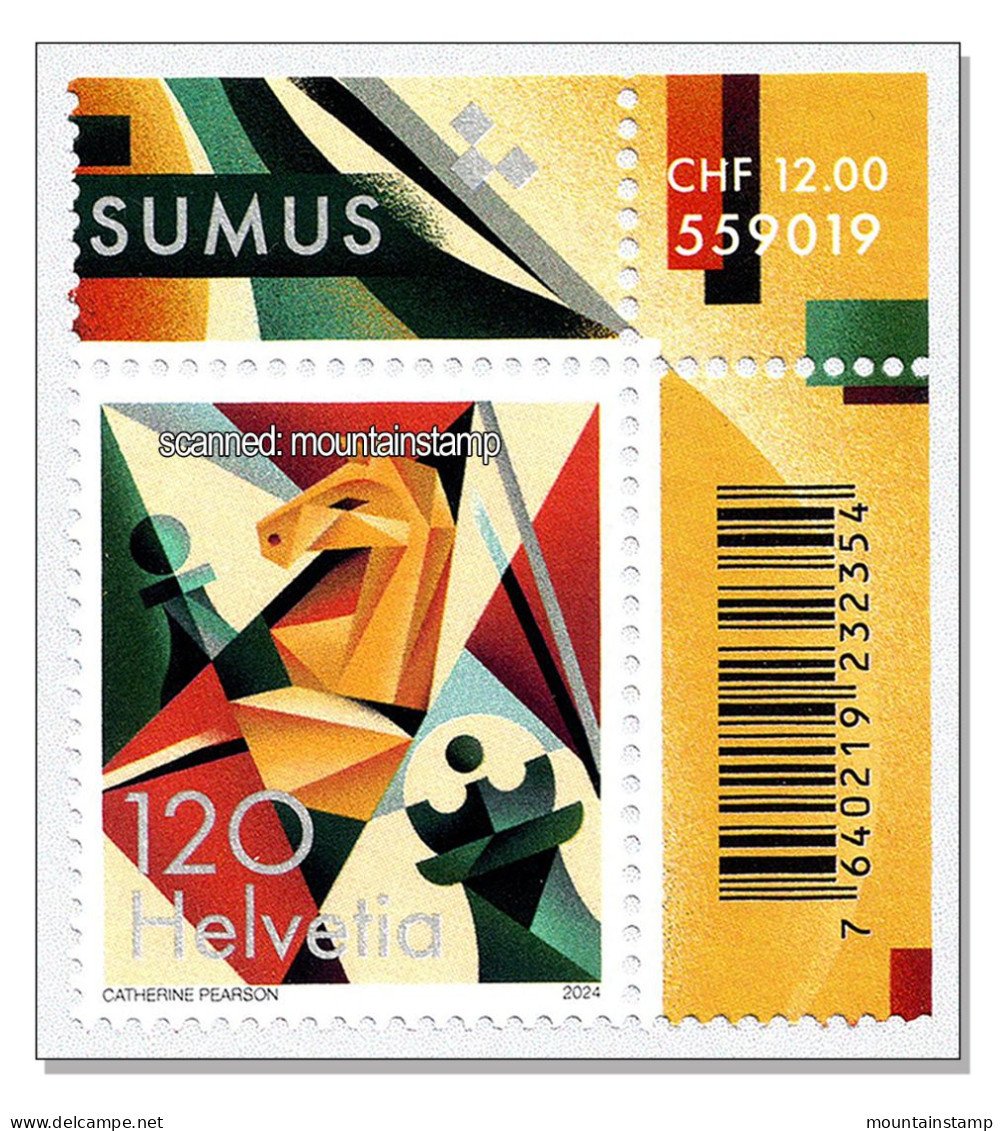 Suisse Switzerland 2024 (1/2024) Weltschachverband -  Schach - Chess - Échecs - Scacchi - Chess Federation MNH ** - Nuovi