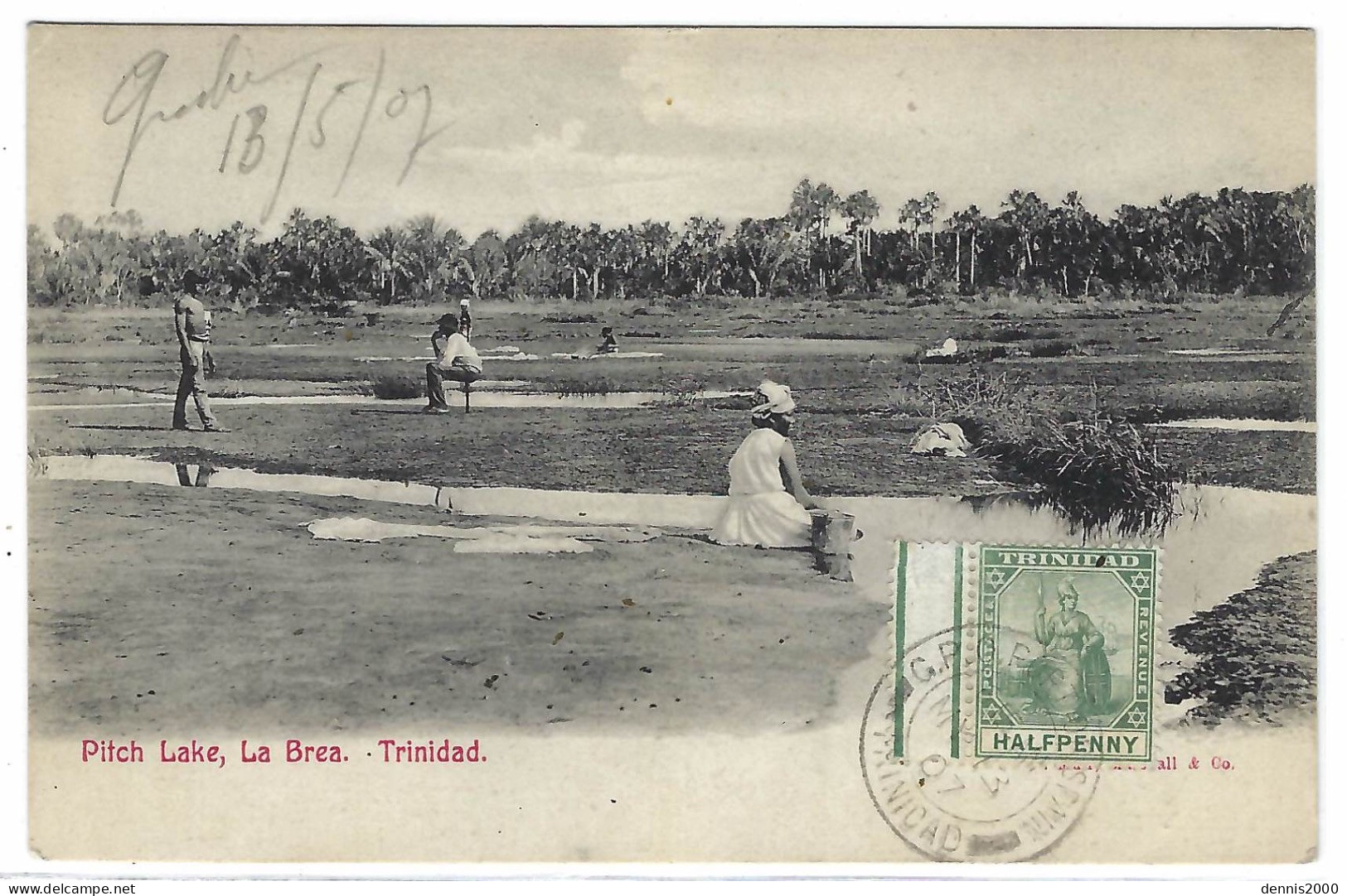 TRINIDAD - Pitch Lake, La Brea - Ed. Muir, Marshall & Co. - Trinidad