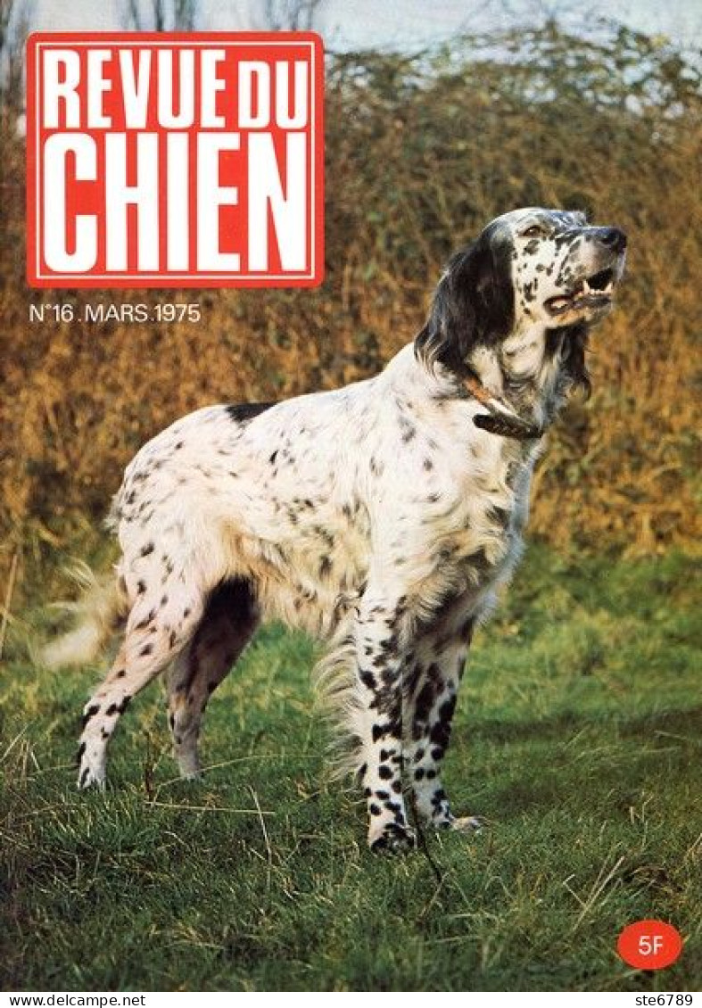 REVUE DU CHIEN  N° 16  De 1975  Animaux Chiens - Animaux