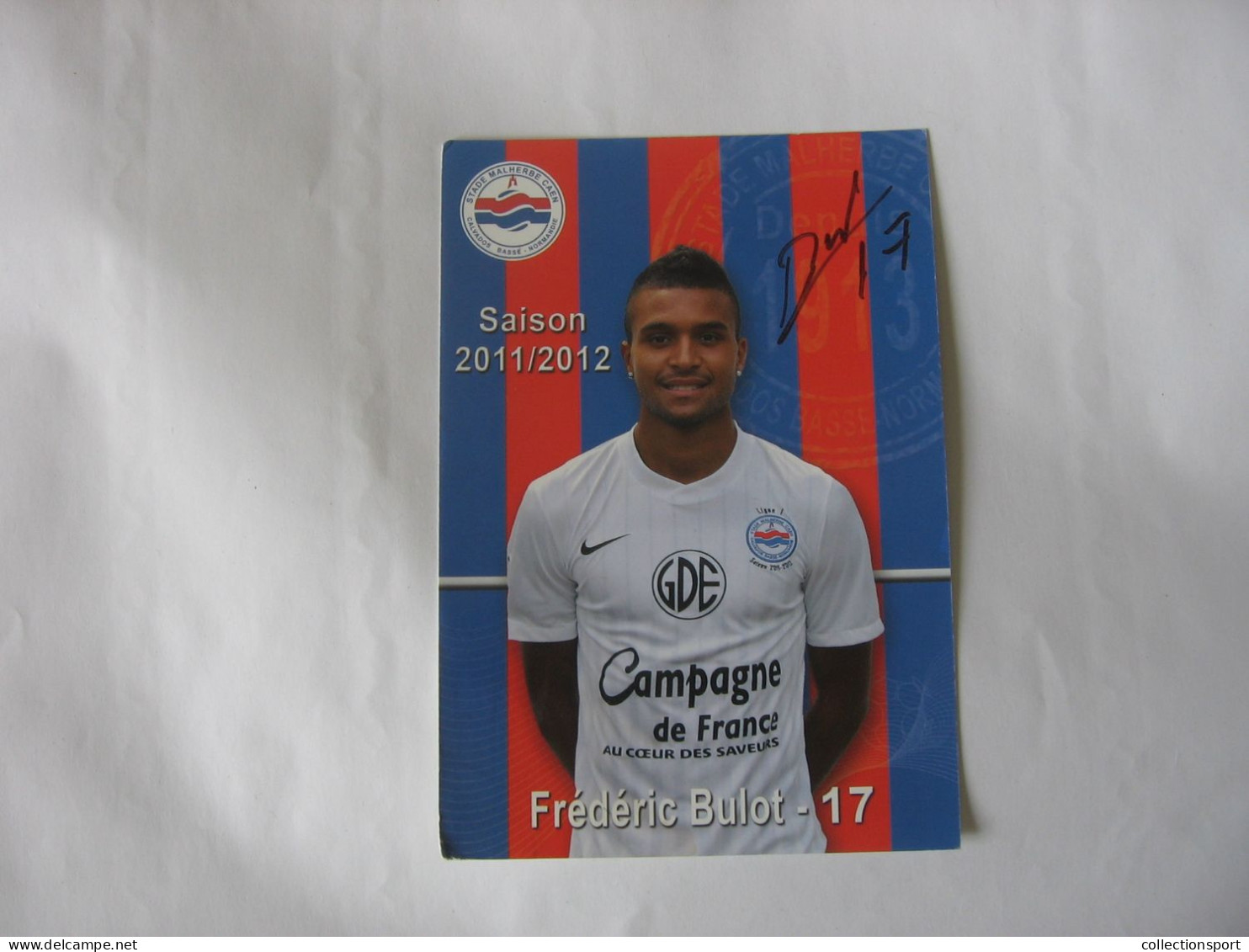 Football - SM Caen 2011/2012 - Autographe Frédéric Bulot - Autografi