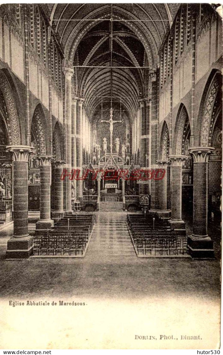 CPA MAREDSOUS - EGLISE ABBATIALE - Anhée