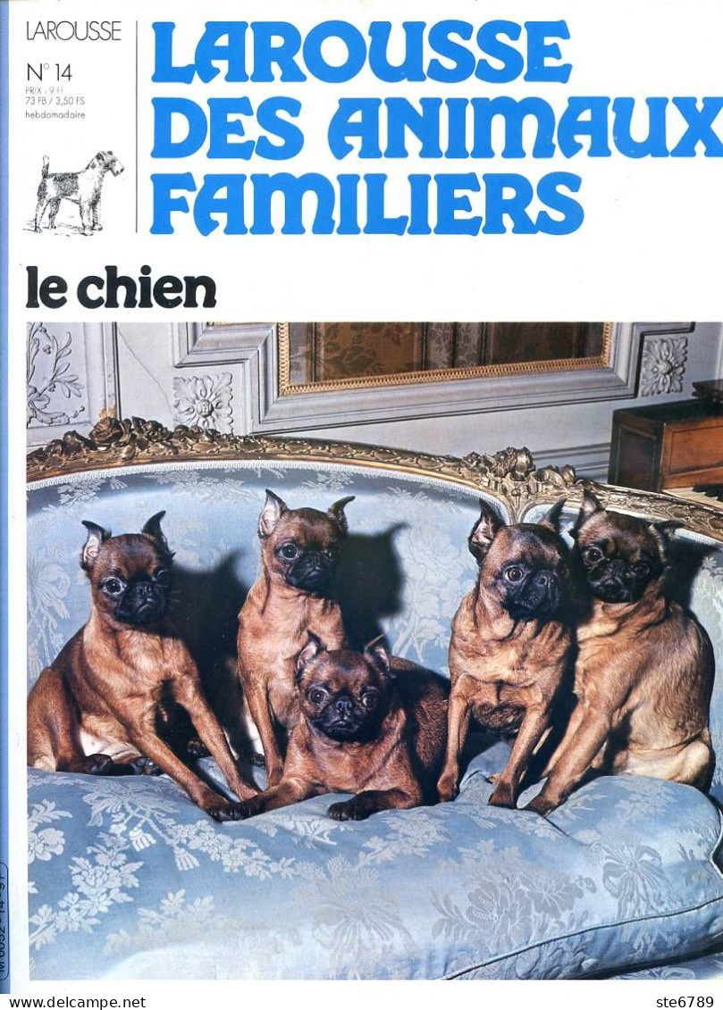 REVUE LE CHIEN  N° 14 Chiens Griffons ,  Harriers  , Histoire Du Chien ,  Larousse Des Animaux Familiers  - Animaux