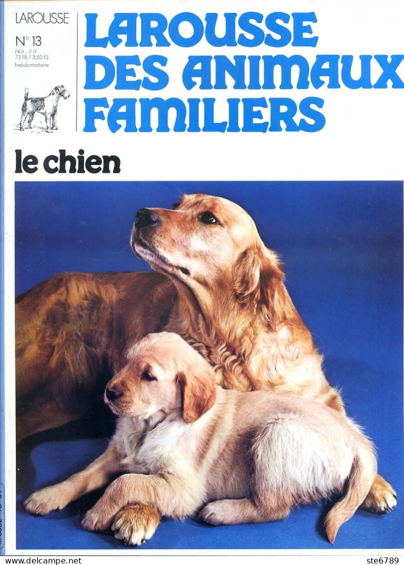 REVUE LE CHIEN  N° 13 Chiens Fox Terrier , Griffons , Galgo  Larousse Des Animaux Familiers  - Animali