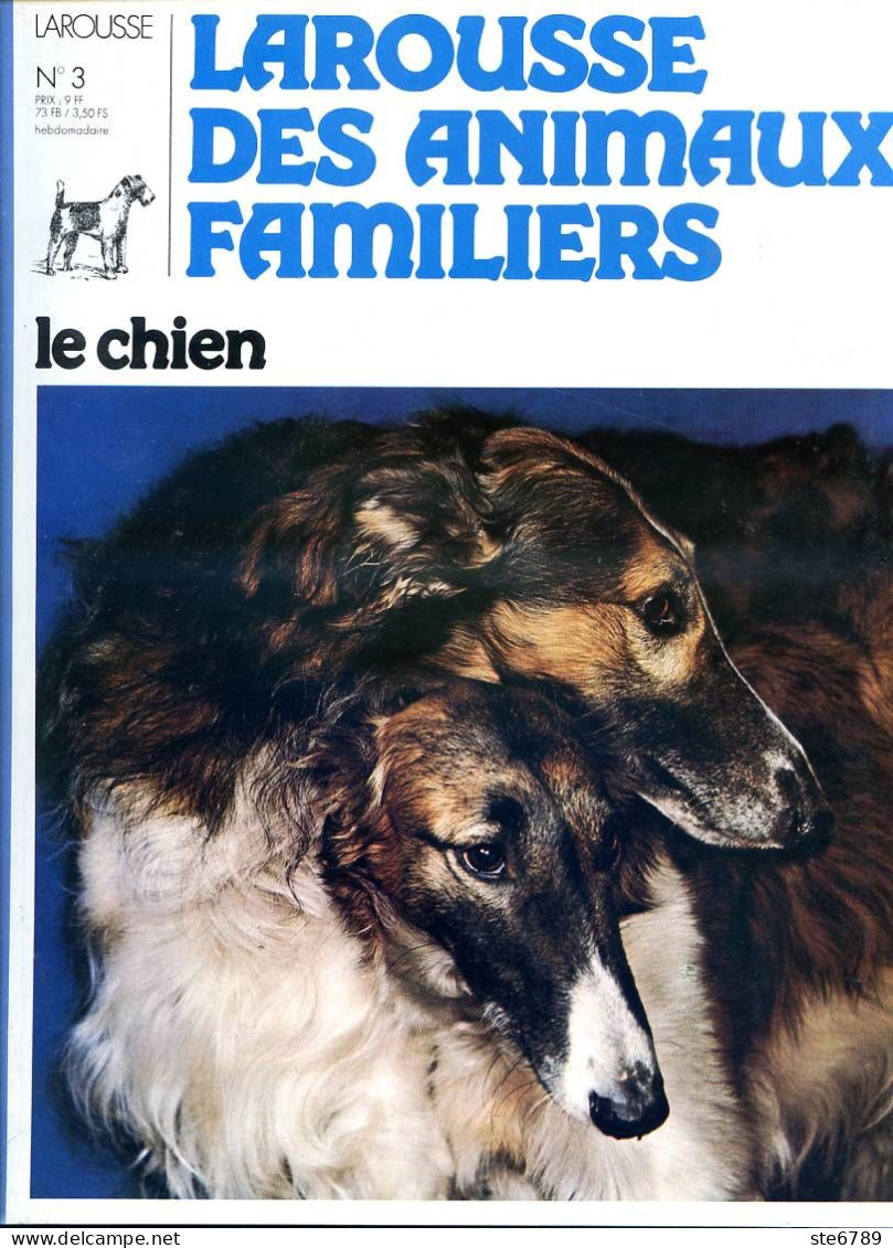 REVUE LE CHIEN  N° 3 Chiens Australian Terrier , Bazoi , Bassets ,  Larousse Des Animaux Familiers  - Tierwelt