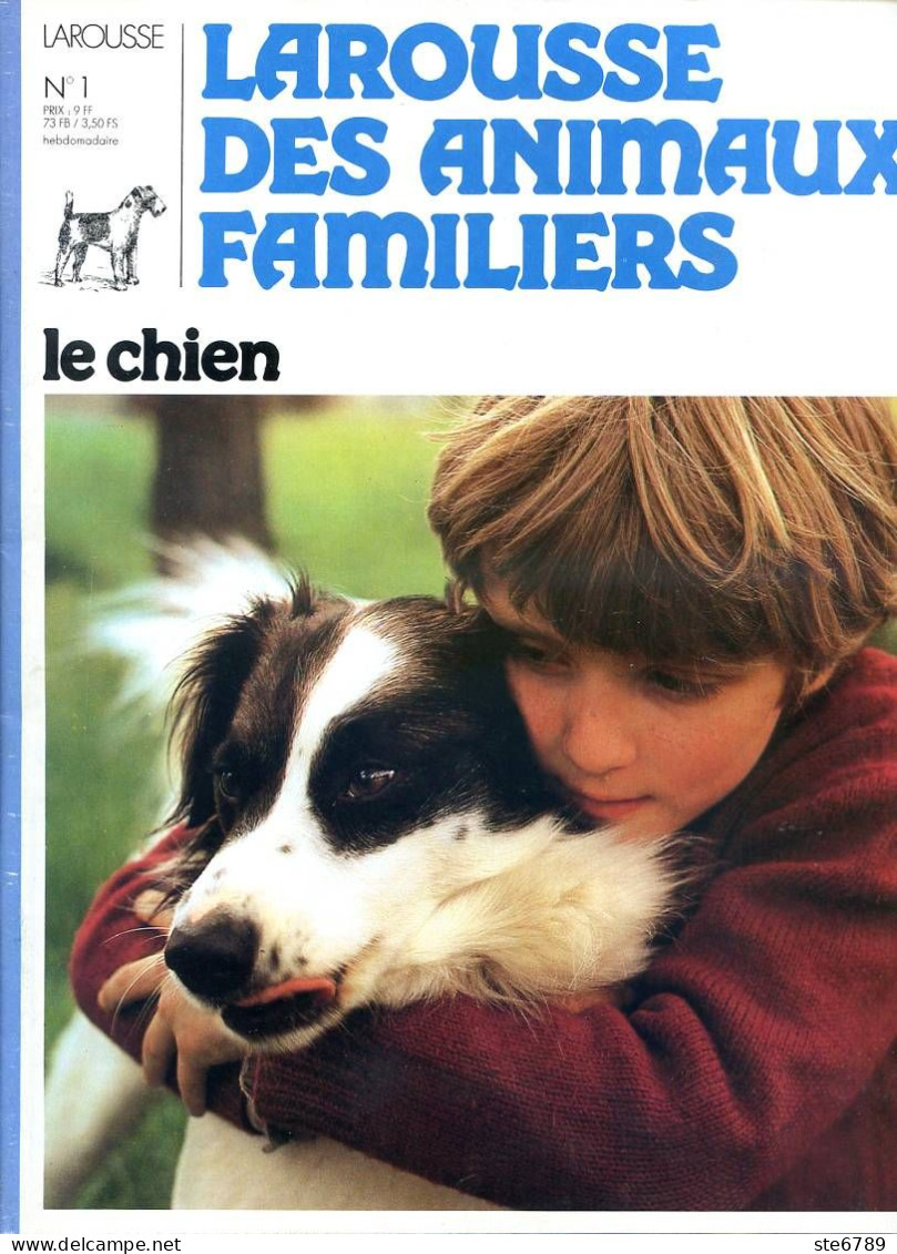 REVUE LE CHIEN  N° 1 Chiens Affenpinsher , Airedale Terrier ,  Larousse Des Animaux Familiers  - Tierwelt