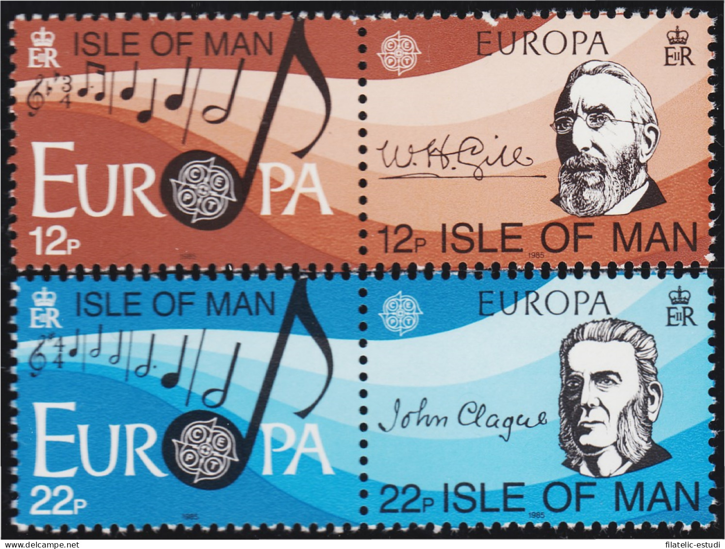 Man (isla De) 273/76 1985 Europa Año Europeo De La Música MNH - Man (Insel)