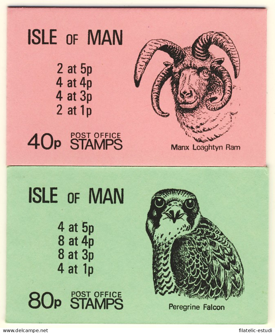 Man (isla De) - 167-C - 1980 167-C+169-C Carnets Fauna Lujo - Man (Insel)