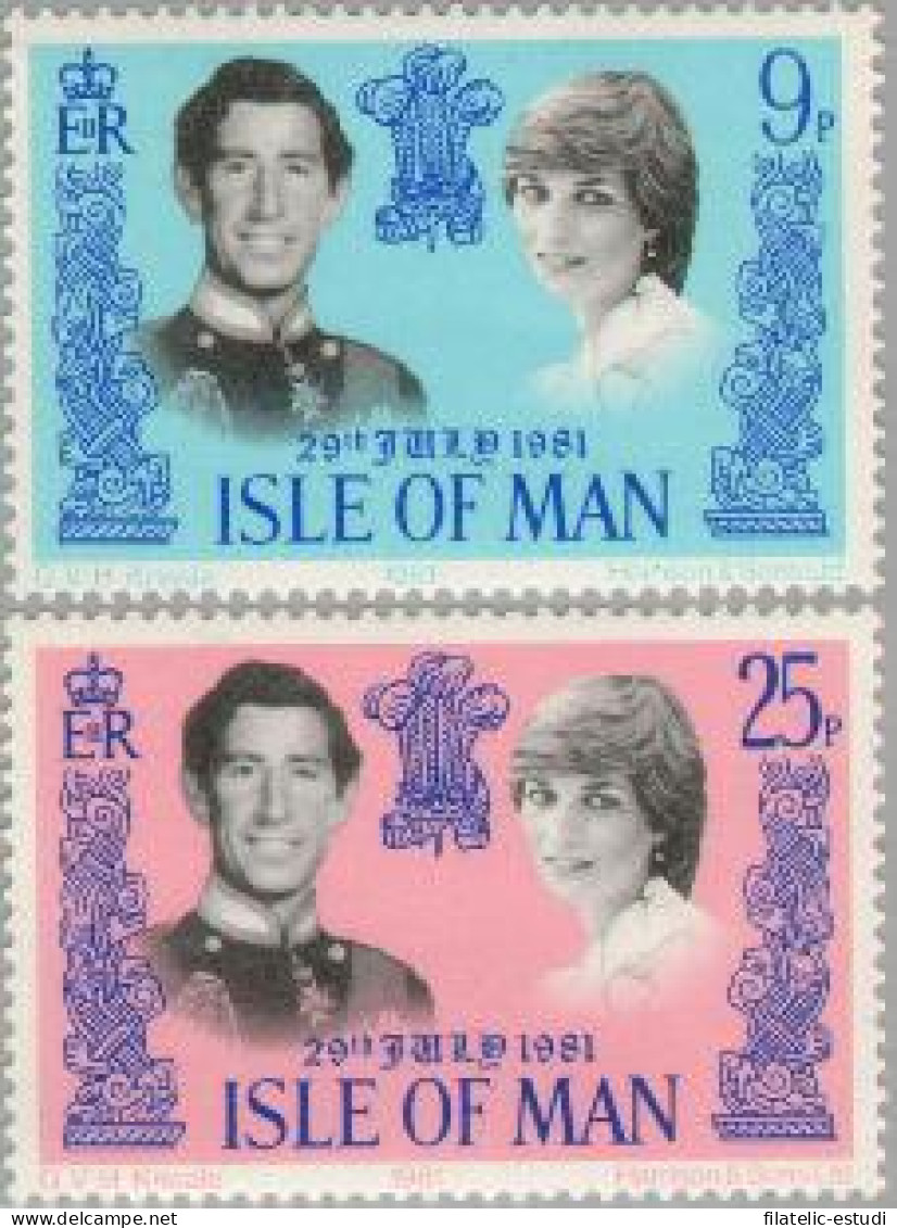 Man (isla De) - 189/90 - 1981 Boda Real De Carlos Y Diana Lujo - Man (Insel)