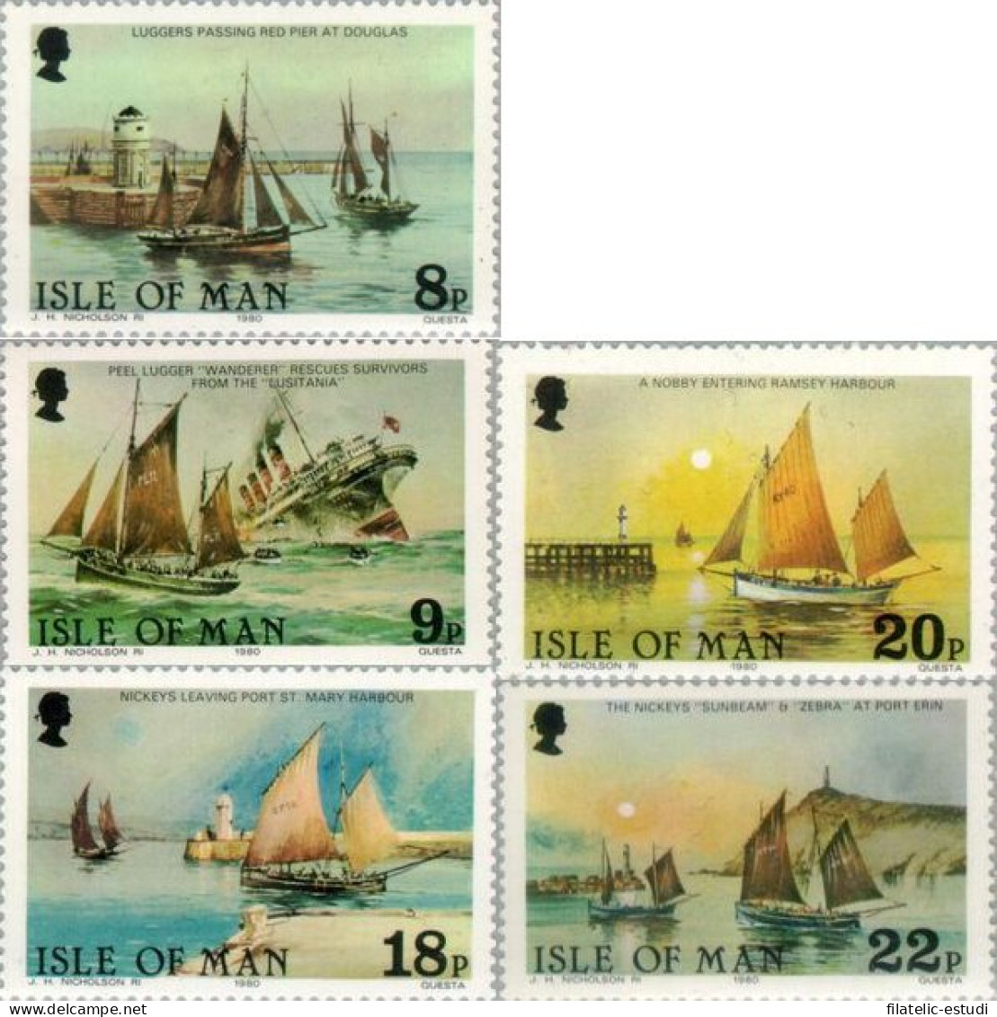 Man (isla De) - 177/81 - 1981 Año De Los Pescadores-Lujo - Man (Insel)
