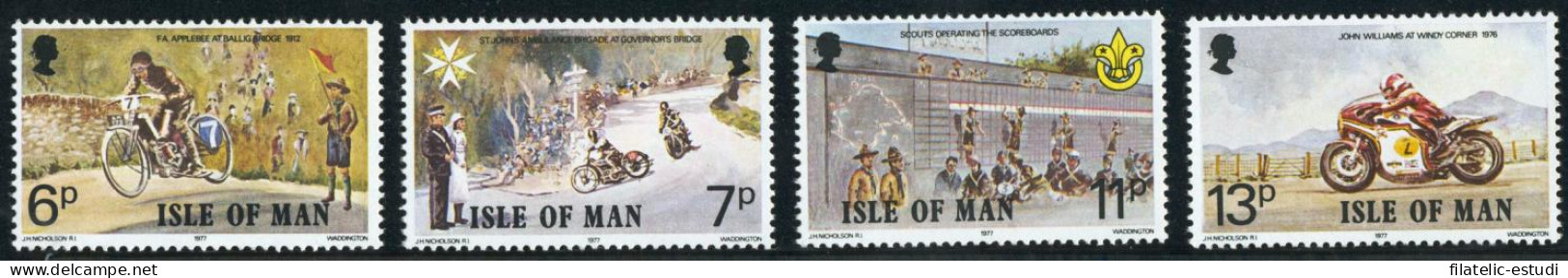 BA2/S Man (isla De) Nº 90/93  1977 70º Aniv. Del Tourist Trophy Lujo - Man (Insel)