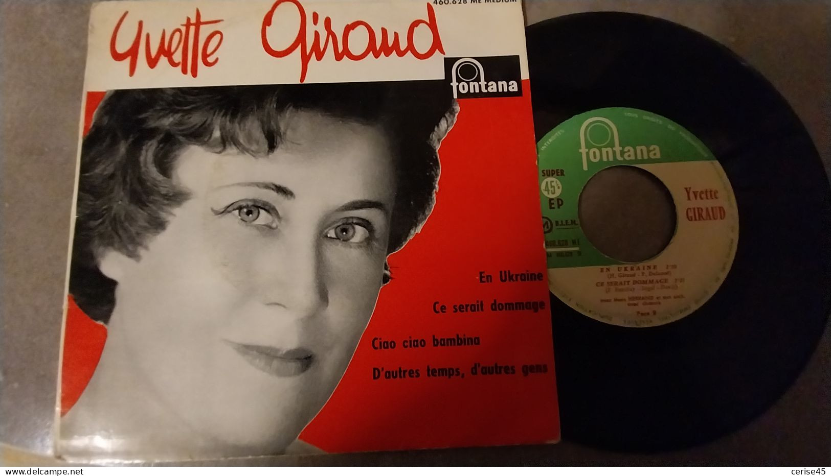 45 Tours YVETTE  GIRAUD  EN UKRAINE + TITRES - Altri - Francese