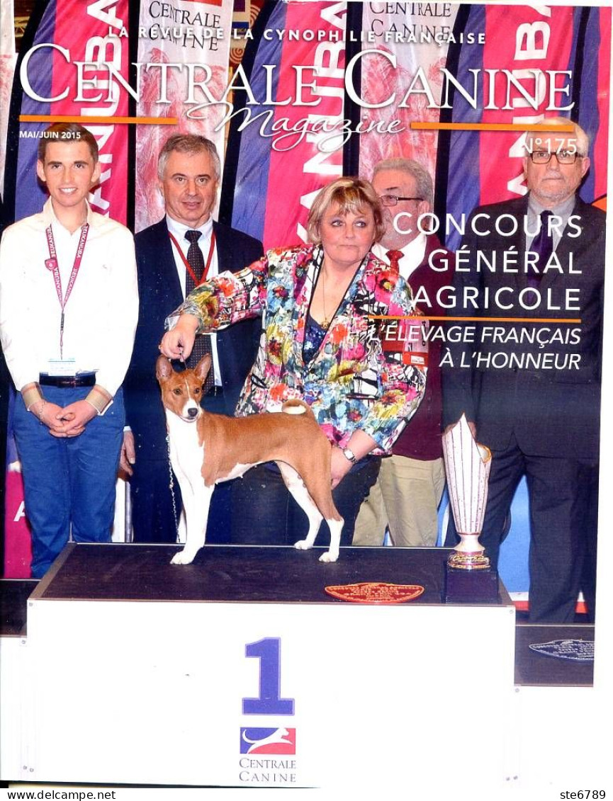 Centrale Canine N° 175  Concours Général Agricole Résultats Photos  , Revue Cynophilie Francaise Chien - Animales