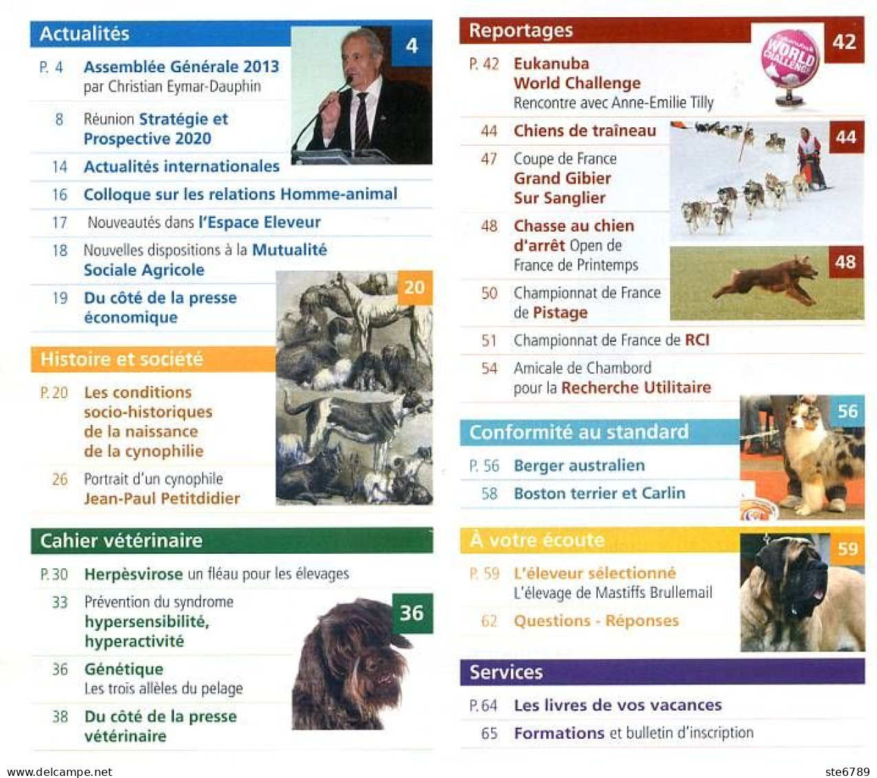 Cynophilie Francaise N° 165 Eleveurs SCC , Berger Australien , Boston Terrier , Revue Chien - Animales