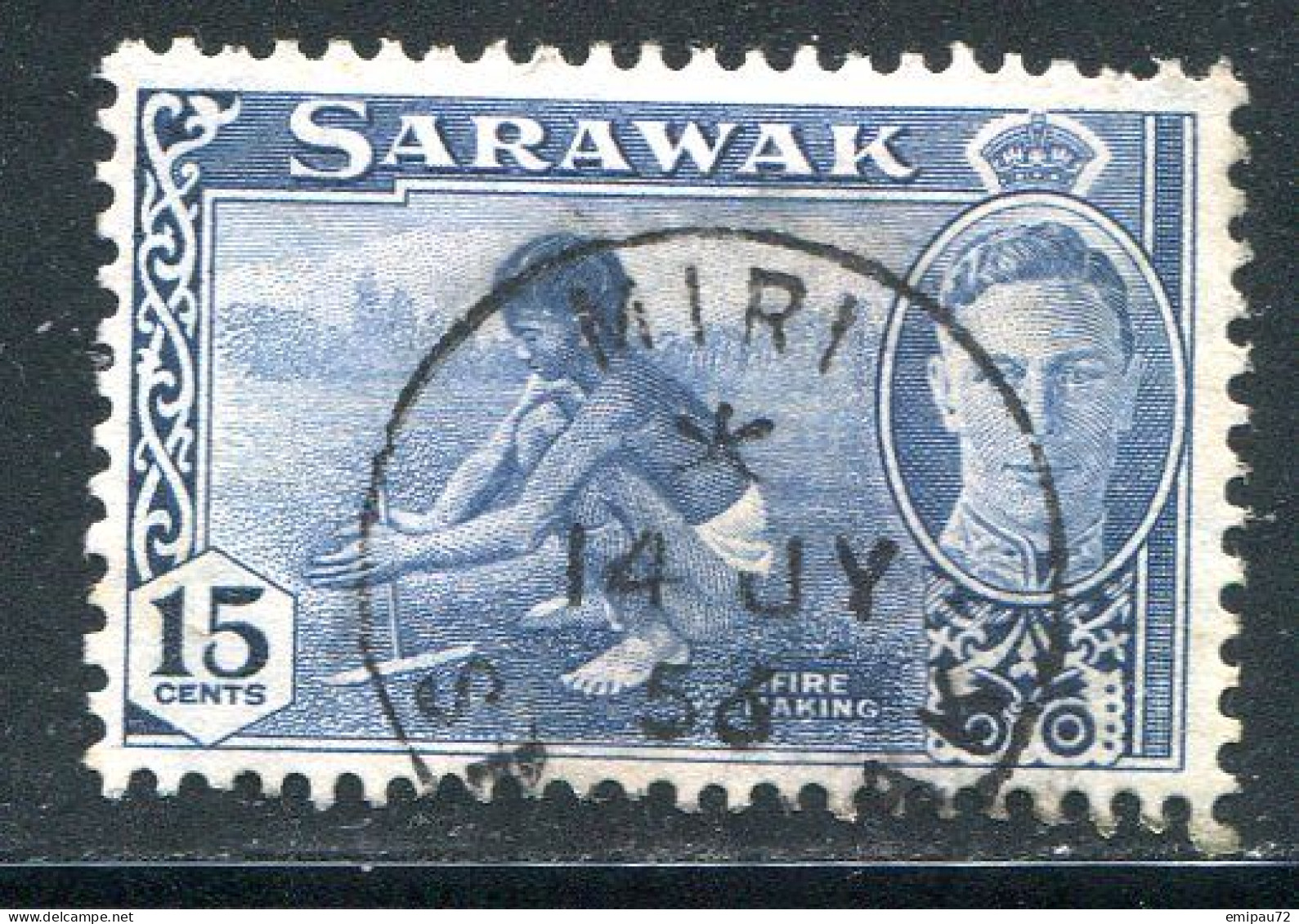 SARAWAK- Y&T N°181- Oblitéré (très Belle Oblitération!!!) - Sarawak (...-1963)