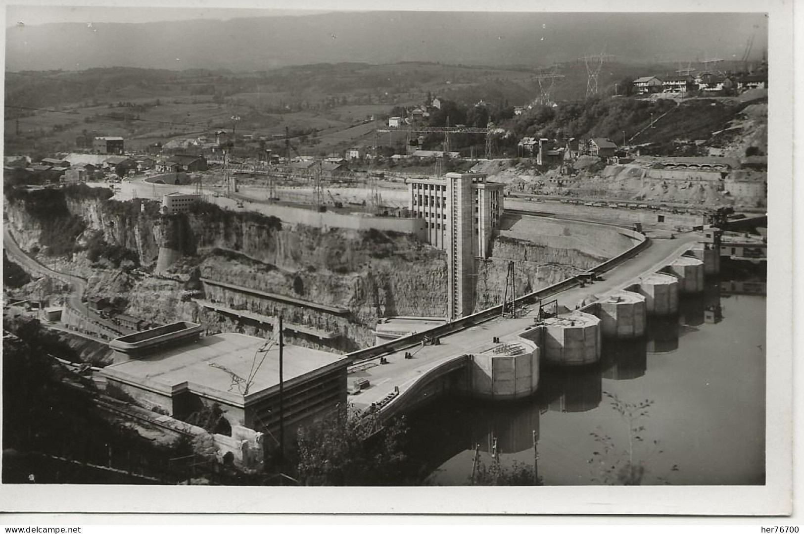 CPSM Lot De 9 Cartes Représentant Le Barrage électrique De Génissiat - Monumenten