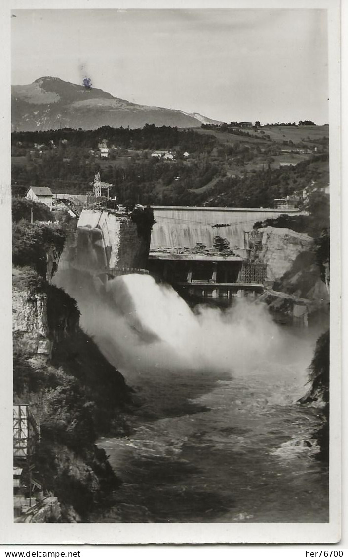 CPSM Lot De 9 Cartes Représentant Le Barrage électrique De Génissiat - Monumentos