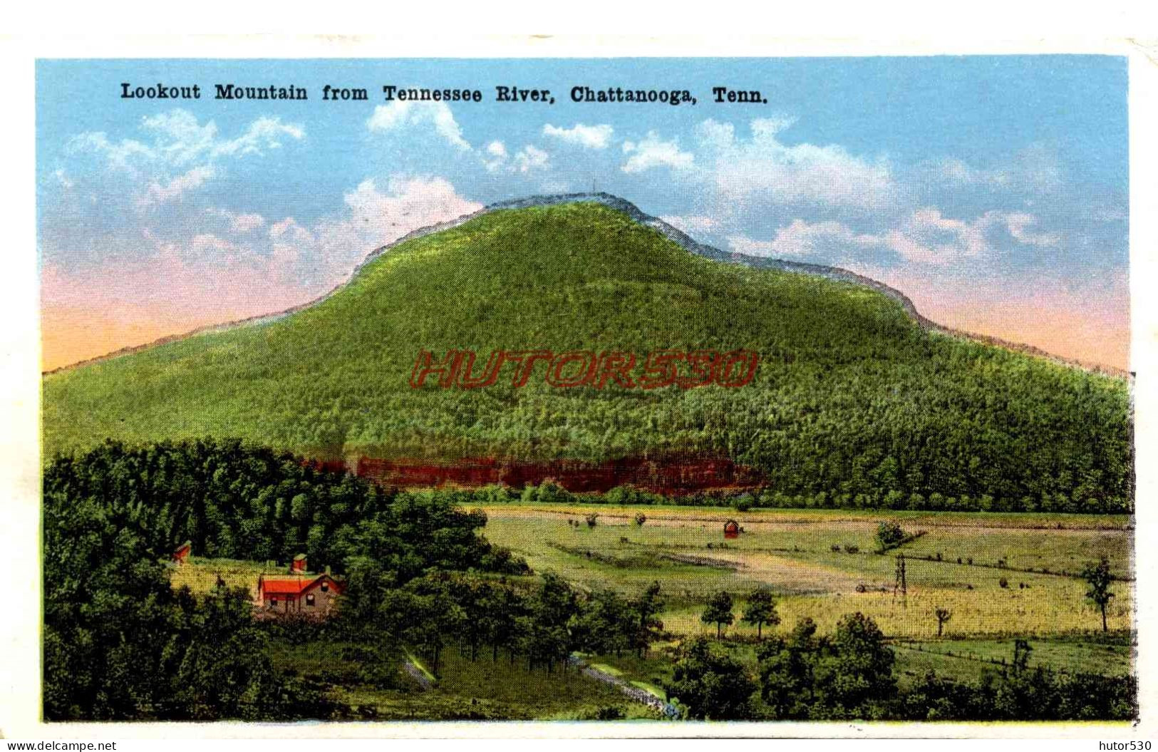 CPA LOOKOUT MOUNTAIN FROM TENNESSEE RIVER, CHATTANOOGA - Otros & Sin Clasificación