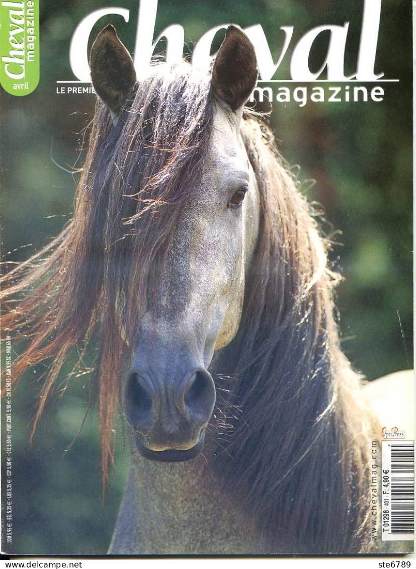 CHEVAL Magazine N° 401  Avril 2005 Chevaux Equitation Mensuel Equestre - Animales