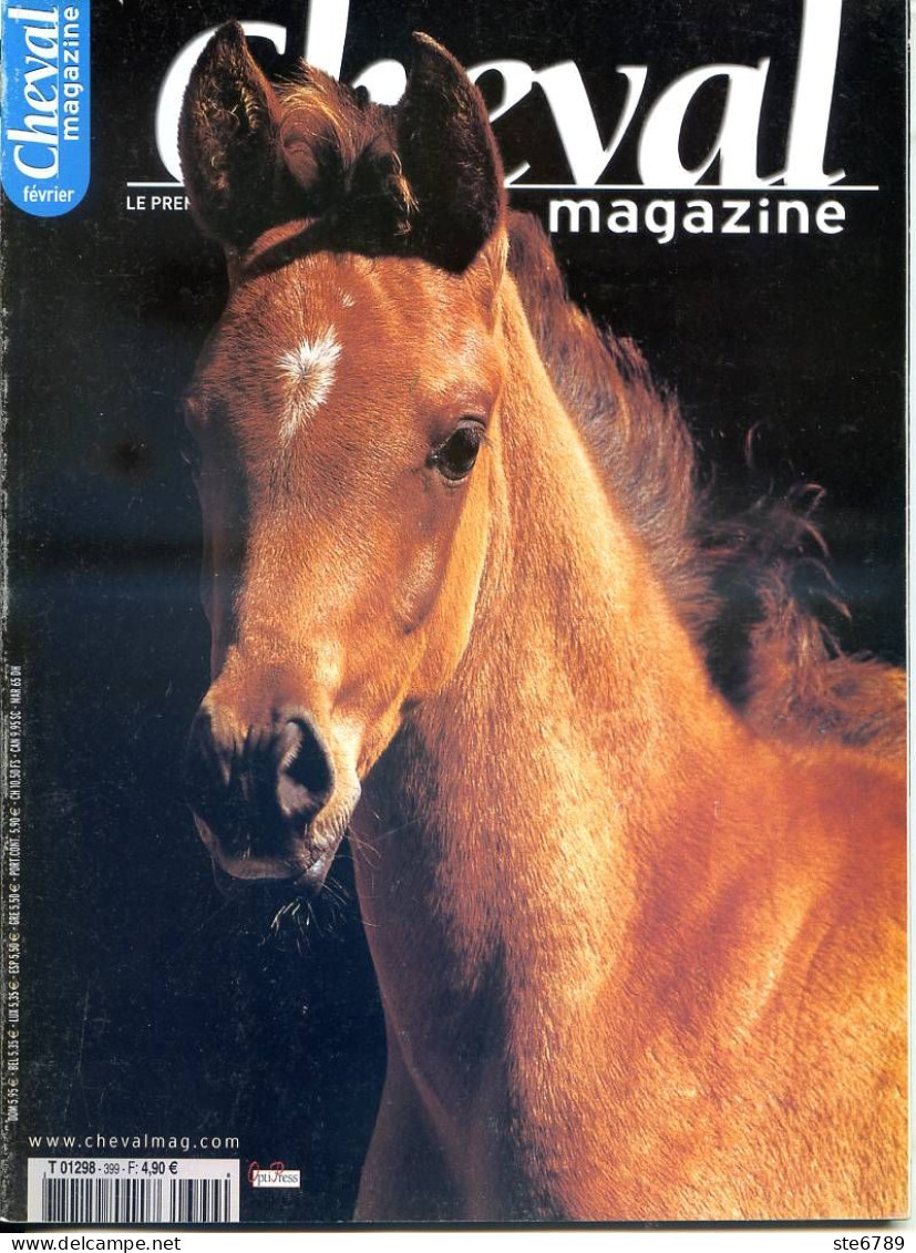 CHEVAL Magazine N° 399  Fevrier 2005 Chevaux Equitation Mensuel Equestre - Animaux