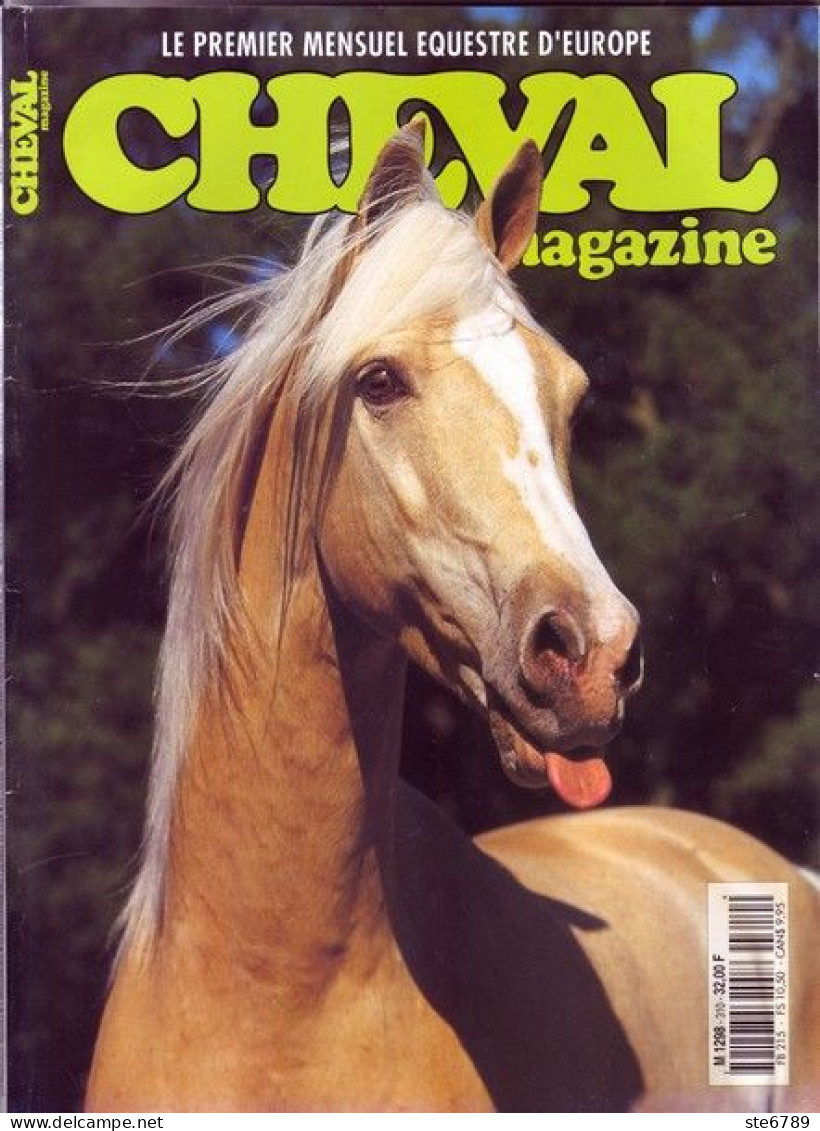 CHEVAL Magazine N° 310  Septembre 1997 Chevaux Equitation Mensuel Equestre - Animaux